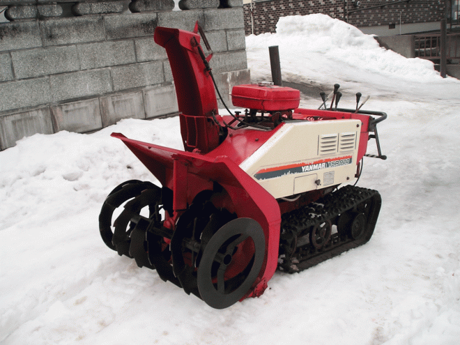 除雪機ヤンマー9馬力除雪機　ＹＳＲ900　除雪幅　73センチ