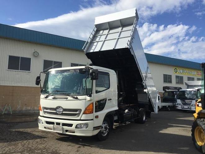 レンジャープロ中古　ワイド　ファームダンプ　中型トラック