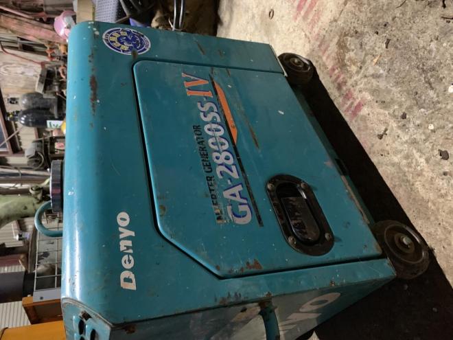 発電機DENYOインバータ付き GA-2800SSIV ガソリンエンジン2.8KVA 100V