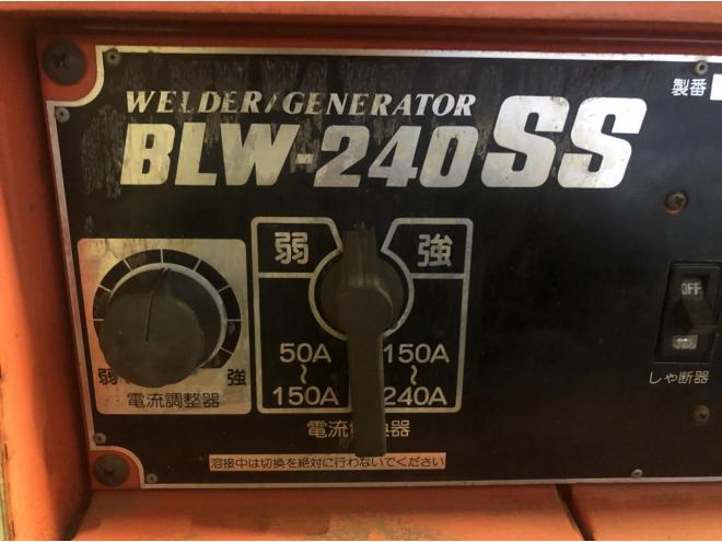 溶接機DENYO デンヨー BLW-240SSK 防音型ディーゼルエンジン溶接・発電機100V・200V