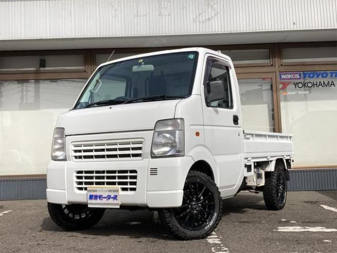 トラック ＫＵ　４ＷＤエアコン・パワステ地区限定車　リフトアップ　電光ナンバー　新品社外マフラー　社外アルミ　マットタイヤ　シートカバー　社外レザーシートカバー 4WD 660 2Dr