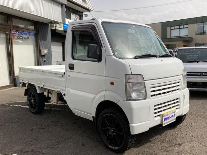トラック ＫＵ　４ＷＤエアコン・パワステ地区限定車　リフトアップ　電光ナンバー　新品社外マフラー　社外アルミ　マットタイヤ　シートカバー　社外レザーシートカバー 4WD 660 2Dr