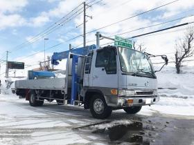 レンジャー　中古　ワイド　5段ラジコンセルフクレーン車　中型トラック