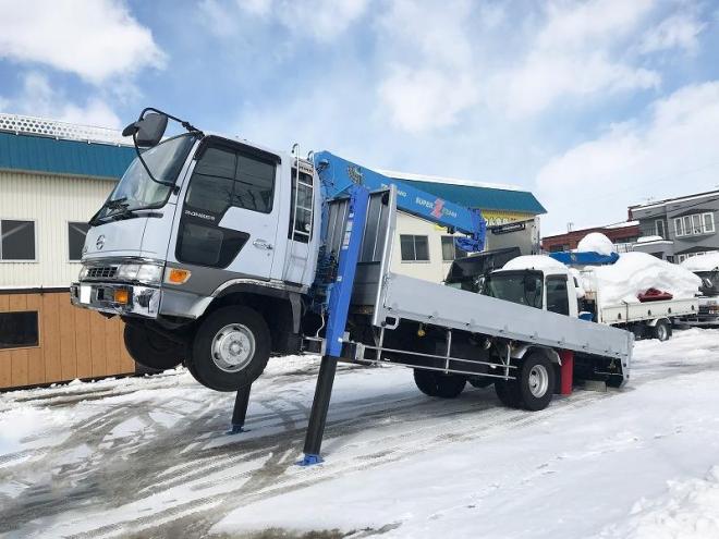 レンジャー中古　ワイド　5段ラジコンセルフクレーン車　中型トラック
