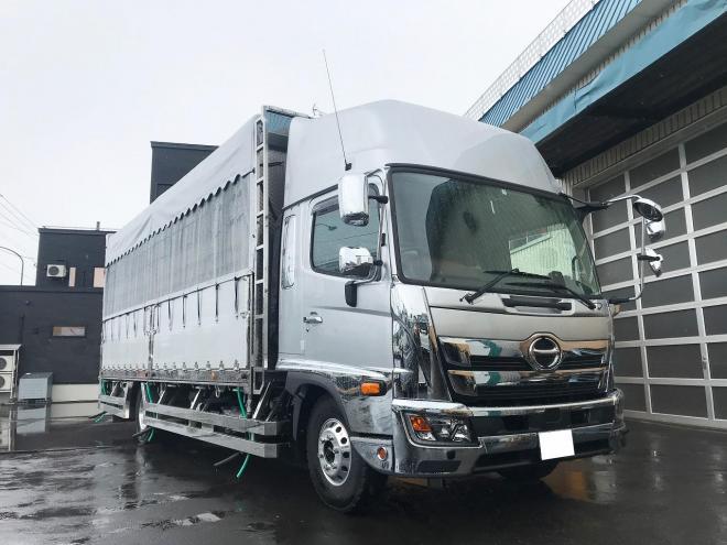 レンジャー未使用　ワイドハイルーフ　6.2m　家畜運搬車