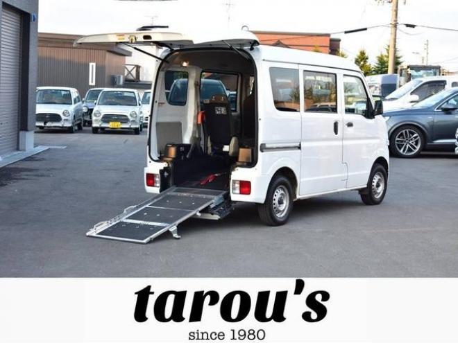 スズキ エブリイ スローパー 4WD 福祉車両 車いす固定装置 電動ウィンチ リモコン有 事業用登録OK 8ナンバータイプ リアヒーター