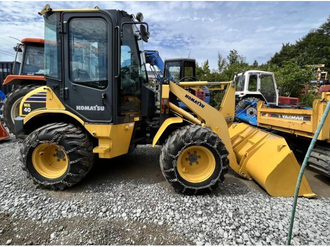 ホイールローダKOMATSU WA40-6 低アワー　タイヤチェーン付　土禁　禁煙車両 4WD 4WD