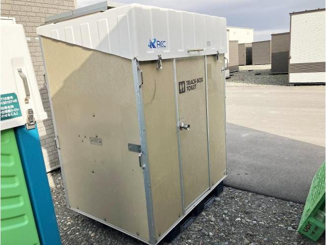 仮設トイレポンプ式　中古　簡易水洗　洋式＋小便器＋手洗