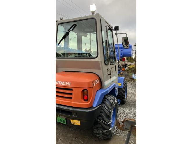 ホイールローダ日立 LX20-7 タイヤチェーン２本付きディゼールエンジン 4WD