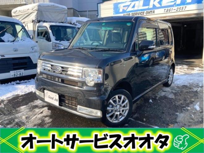 ムーヴコンテカスタム X 4WD　新品夏、冬タイヤ付き　社外ナビTV　エコアイドル 