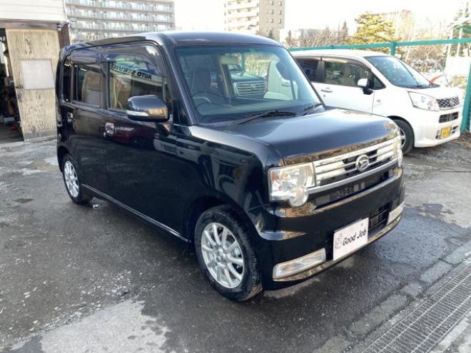 ムーヴコンテカスタム X 4WD　新品夏、冬タイヤ付き　社外ナビTV　エコアイドル 