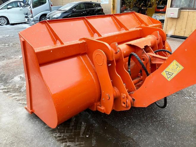 ホイールローダ日立　中古　タイヤショベル　LX70-7　マルチプラウ
