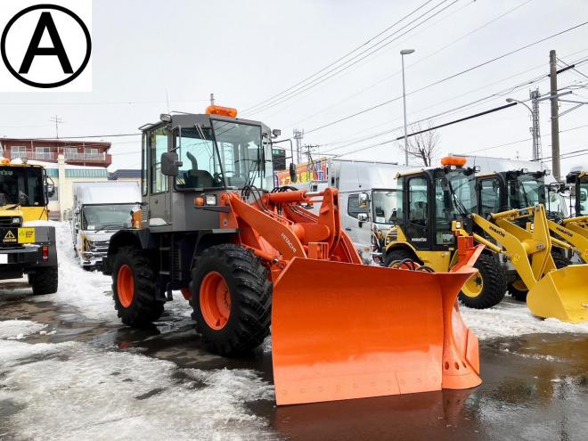 ホイールローダ日立　中古　タイヤショベル　LX70-7　マルチプラウ