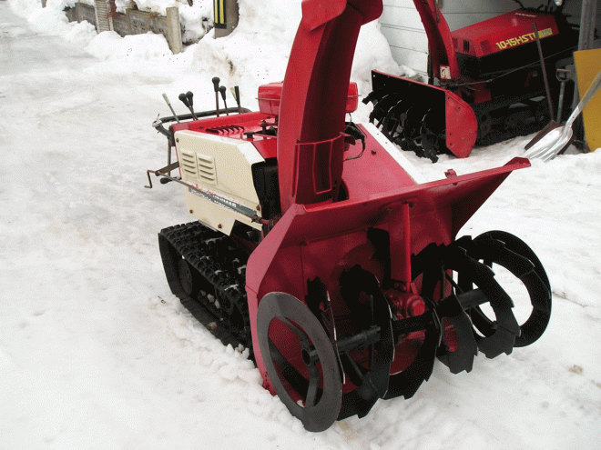 除雪機ヤンマー9馬力除雪機　ＹＳＲ900　除雪幅　73センチ