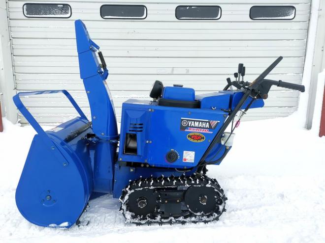 【苫小牧バナナ】動作品 YAMAHA/ヤマハ ゆっきぃ YU240 手押し式 除雪機 リコイル式 小型家庭用 除雪幅40cm 簡単操作♪ 除雪機2020年モデルの取り扱い - カワサキオート山形カワサキ