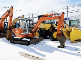 バックホー　日立　中古　EX40