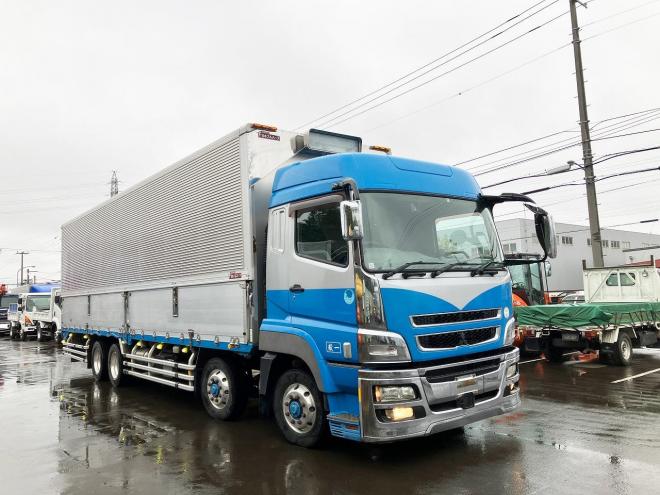スーパーグレート中古　4軸低床　アルミウィング車　大型トラック