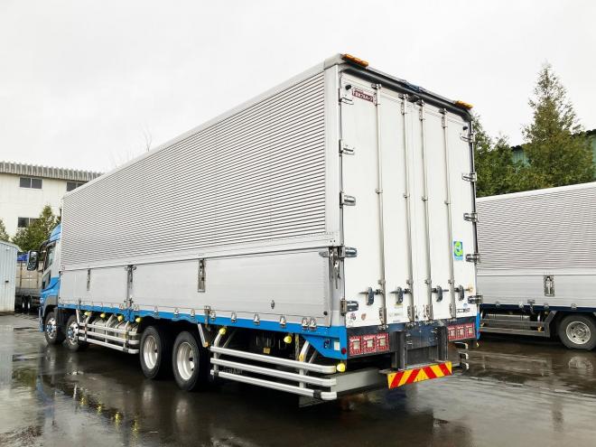 スーパーグレート中古　4軸低床　アルミウィング車　大型トラック