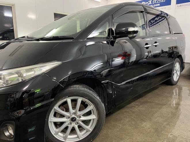 エスティマアエラス　Ｇエディション　禁煙車　７人乗りキャプテンシート　ＷＡＫＯＳバリアスコーティング済　社外１７インチＡＷ　社外１６ＡＷ＋スタッドレスタイヤ付　両側パワースライドドア　カロッツェリアナビ（フルセグ地デジ＋ＤＶＤ再生＋Ｂｌｕｅｔｏｏｔｈオーディオ対応）＋バックカメラ　デジタルインナーミラー　ＰＵＳＨスタート　スマートキー　クルーズコントロール　フロントガラス熱線　タイミングチェーン車　ビルトインＥＴＣ　ＨＩＤ   4WD 2400 5Dr