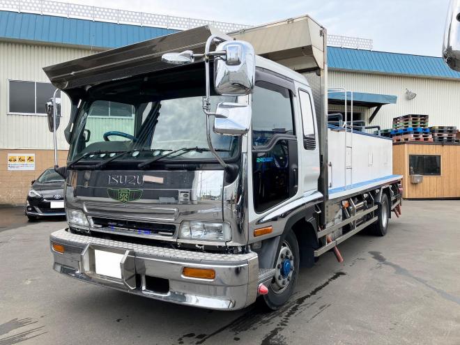 フォワード中古　ワイド増t　活魚運搬車　中型トラック