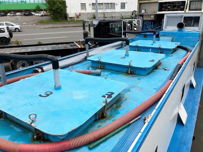 フォワード中古　ワイド増t　活魚運搬車　中型トラック