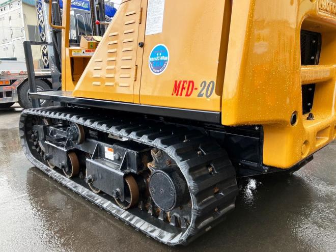 フォークリフトモロオカ　中古　不整地クローラ式フォークリフト　MFD-20