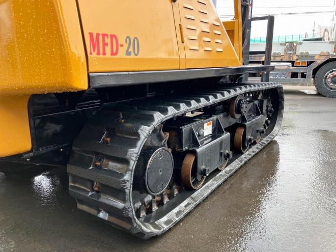 フォークリフトモロオカ　中古　不整地クローラ式フォークリフト　MFD-20