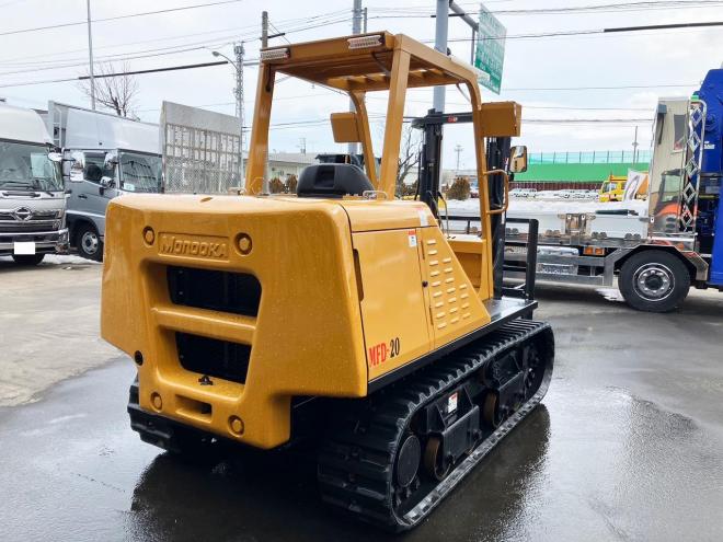 フォークリフトモロオカ　中古　不整地クローラ式フォークリフト　MFD-20