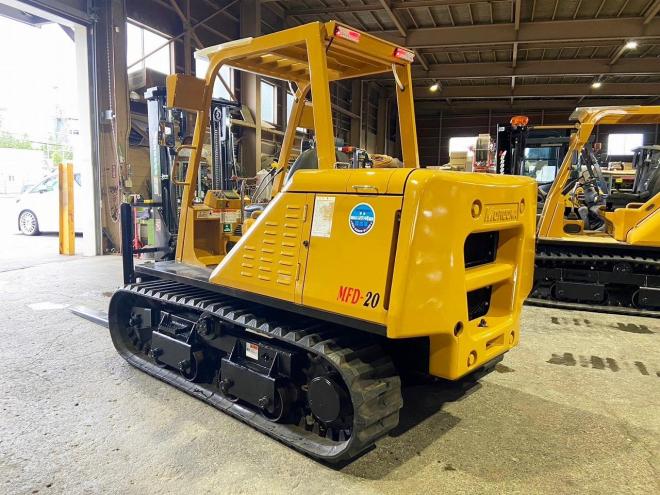 フォークリフトモロオカ　中古　MFD-20　不整地クローラ式フォークリフト