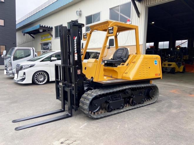 フォークリフトモロオカ　中古　MFD-20　不整地クローラ式フォークリフト