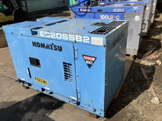 コンプレッサーコマツ　中古　EC20SSB2　エンジンコンプレッサー