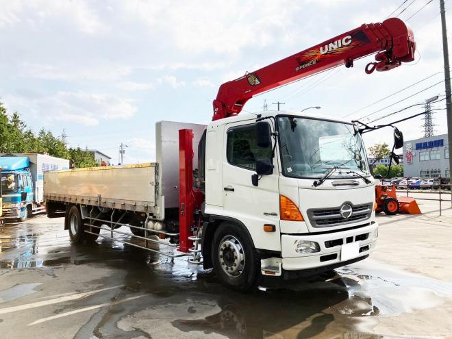 レンジャープロ中古　高床大型　増t　4段ラジコンセルフクレーン車　中型トラック