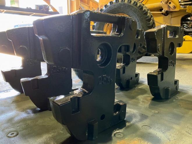 その他クボタ　中古　ウェイト　25kg×10枚set