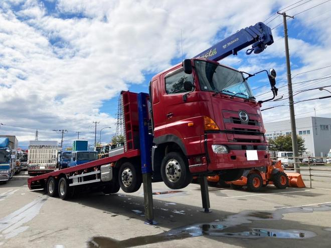 プロフィア中古　4段ラジコンセルフクレーン車　大型トラック