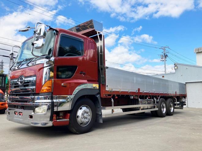 プロフィア中古　高床2デフ平ボディー　大型トラック