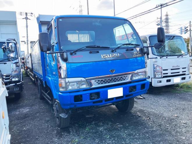 エルフ中古　高床4WD　ファームダンプ　小型トラック