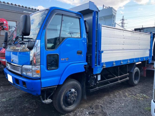 エルフ中古　高床4WD　ファームダンプ　小型トラック