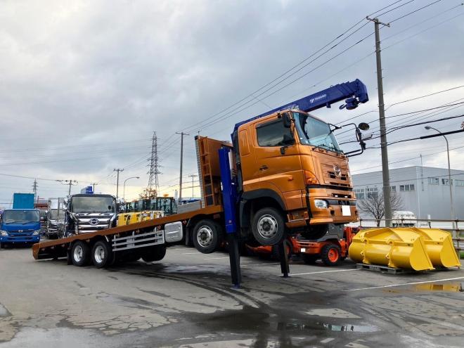 プロフィア中古　4段ラジコンセルフクレーン車　大型トラック