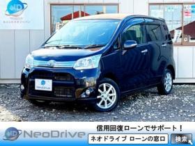 ムーヴ　660カスタムX 4WD　ローンが不安な方＜優遇ローン＞　本州仕入　寒冷地　社外ナビ　フルセグTV