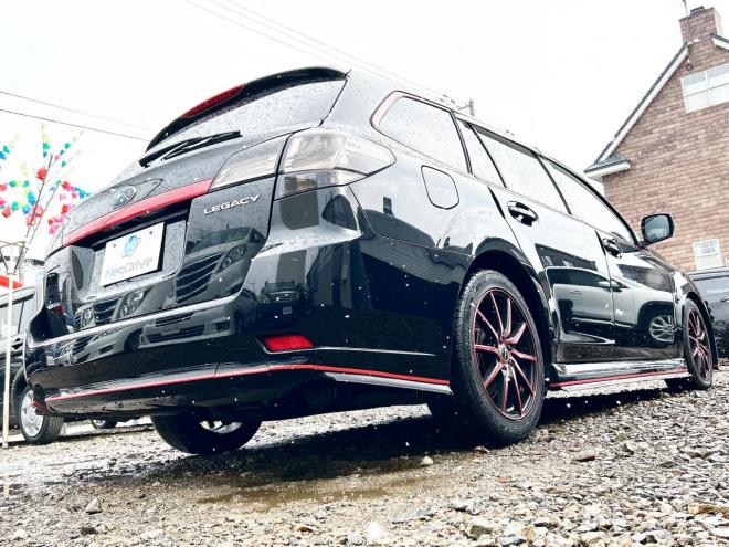 レガシィワゴンツーリングワゴン2.5i 4WD　ローンが不安な方＜優遇ローン＞　本州仕入　フルエアロ　社外デッキ　ETC　