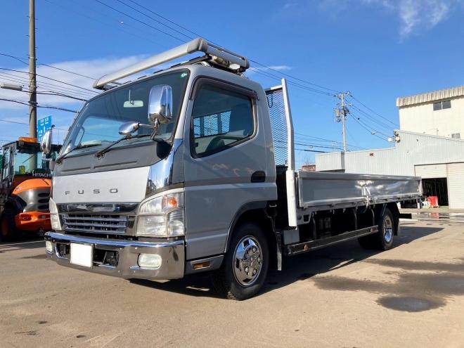 キャンター中古　ワイド超ロング　平ボディ　小型トラック