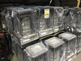 ヒーター　サンポット　中古　KBR-190　ブルーヒーター　ストーブ　資機材