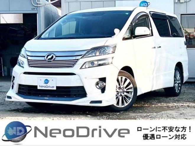 ヴェルファイア2.4Zゴールデンアイズ 4WD　ローンが不安な方＜優遇ローン＞両側パワスラ　TRDエアロ　パワーバック 4WD