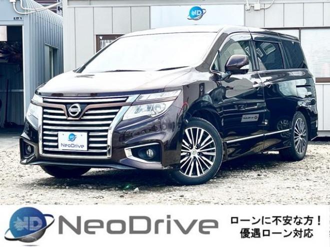 エルグランド2.5 250ハイウェイスター 4WD　ローンが不安な方＜優遇ローン＞　本州仕入　純正ナビ　後席モニター　TV