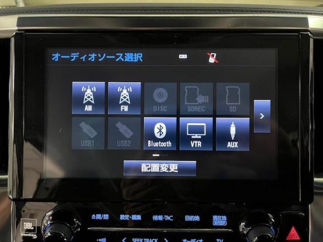 アルファードＳＲ　本州仕入　禁煙車　ＪＢＬサウンド　プリクラッシュ　純正１７インチＡＷ　社外１７ＡＷ＋スタッドレスタイヤ付　純正ナビ（フルセグ地デジ　Ｂｌｕｅｔｏｏｔｈ）＋バックカメラ　全方位パノラミックビューモニター　両側パワースライドドア　純正ブラックハーフレザーシート　クルーズコントロール　電動オットマン　ＬＥＤヘッドライト　純正ドライブレコーダー 4WD 2500 5Dr
