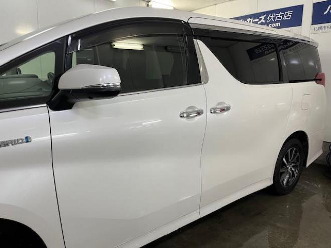 アルファードＳＲ　本州仕入　禁煙車　ＪＢＬサウンド　プリクラッシュ　純正１７インチＡＷ　社外１７ＡＷ＋スタッドレスタイヤ付　純正ナビ（フルセグ地デジ　Ｂｌｕｅｔｏｏｔｈ）＋バックカメラ　全方位パノラミックビューモニター　両側パワースライドドア　純正ブラックハーフレザーシート　クルーズコントロール　電動オットマン　ＬＥＤヘッドライト　純正ドライブレコーダー 4WD 2500 5Dr