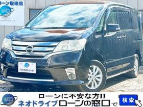 セレナ　2.0ハイウェイスターVセレクション 4WD　ローンが不安な方＜優遇ローン＞　1年保証　本州仕入　寒冷地　純正ナビ 