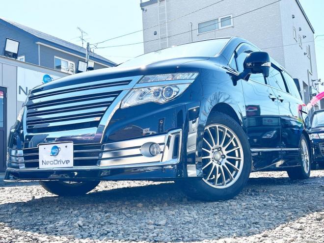 エルグランド2.5ライダー 4WD ローンが不安な方＜優遇ローン＞ 本州仕入　寒冷地 ナビTV　両側Pスラ 4WD 2500 5Dr