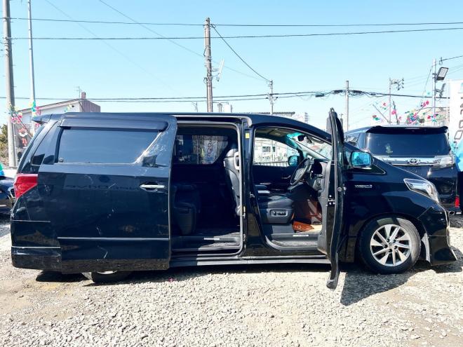 アルファードハイブリッドハイブリッド2.4SR Cパッケージ 4WD　ローンが不安な方＜優遇ローン＞　モデリスタ　寒冷地　ナビ　後席モニター