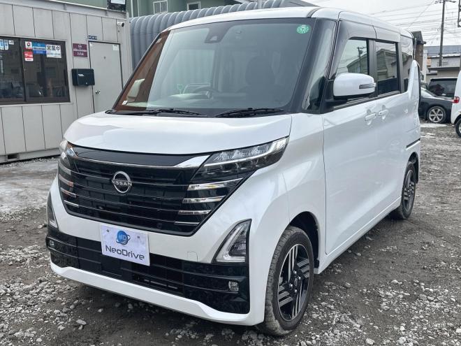 ルークス660ハイウェイスターX 4WD　ローンが不安な方＜優遇ローン＞本州仕入寒冷地　後期型 両側パワスラ